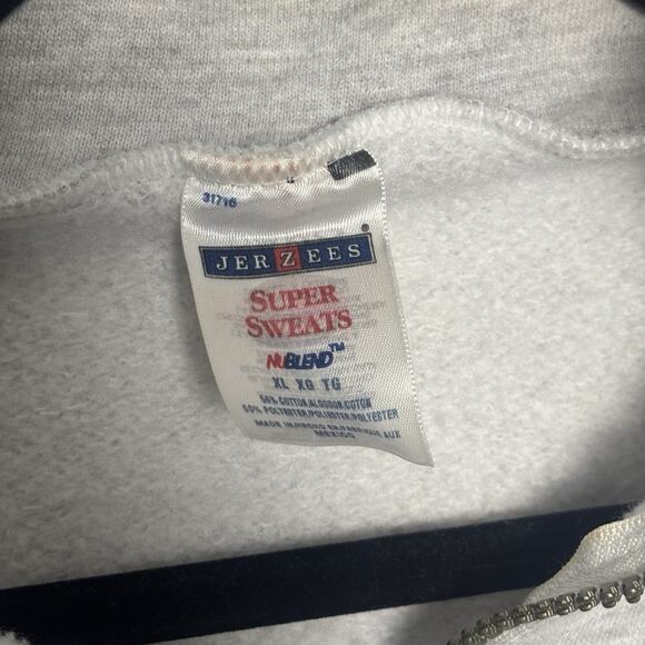 Vintage 90’s K-Swiss National Tennis Team Quarter Zip Grey Sweatshirt XL - Picture 4 of 9